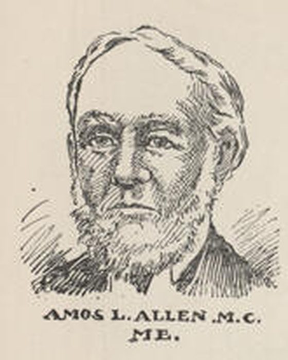 Portrait of Amos Lawrence Allen