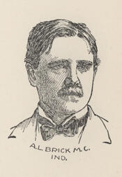 Portrait of Abraham Lincoln Brick