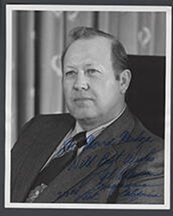 Portrait of Del Clawson