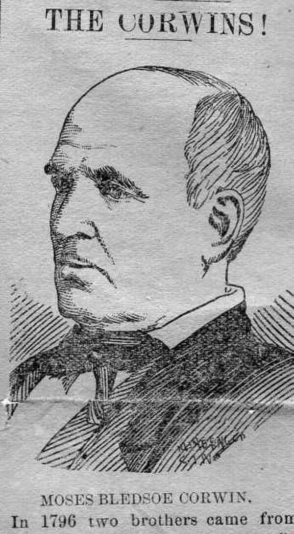 Portrait of Moses Bledso Corwin