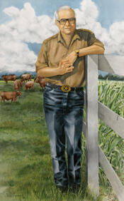 E. de la Garza portrait