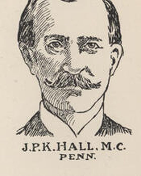 Portrait of James Knox Polk Hall