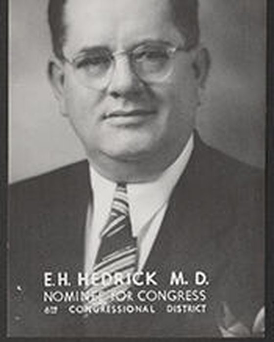 Portrait of Erland Harold Hedrick