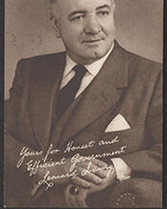 Portrait of Theodore Leonard Irving