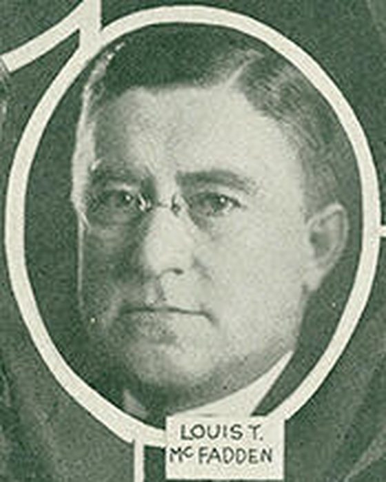 Portrait of Louis Thomas McFadden
