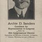 Archie Dovell Sanders portrait