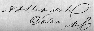 Portrait of Augustine Henry Shepperd