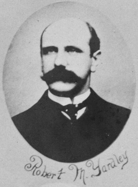 Portrait of Robert Morris Yardley