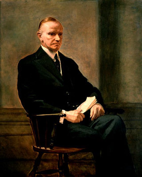 Portrait of Calvin Coolidge