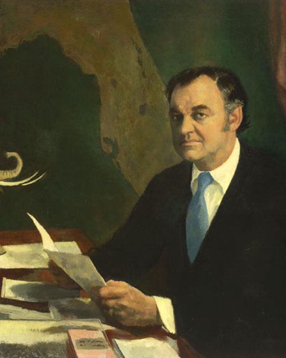 Portrait of Claude Roy Kirk