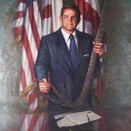 Portrait of Forrest Hood James