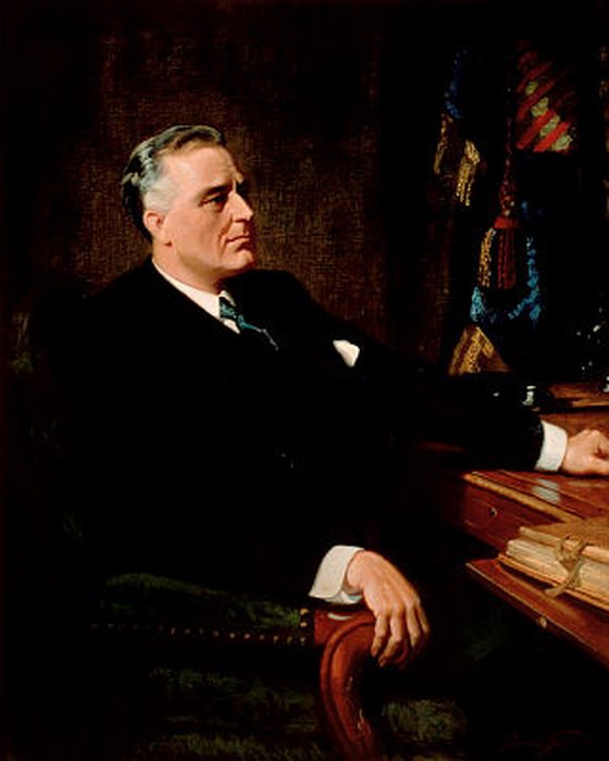 Portrait of Franklin D. Roosevelt