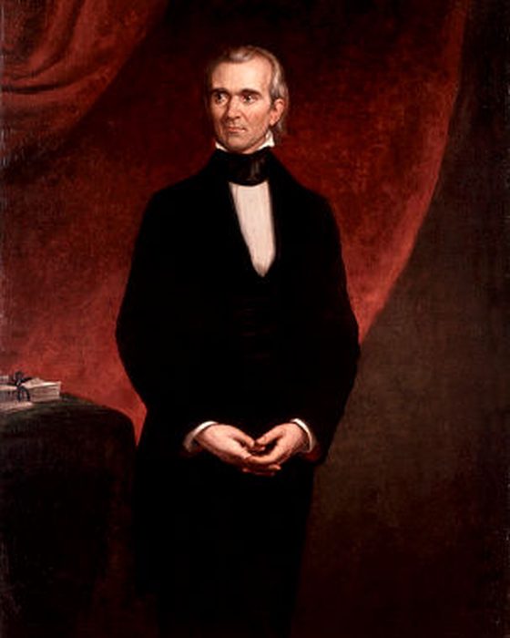 Portrait of James K. Polk