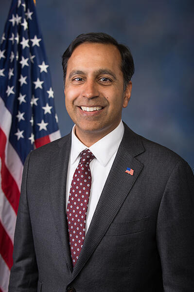 Raja Krishnamoorthi portrait