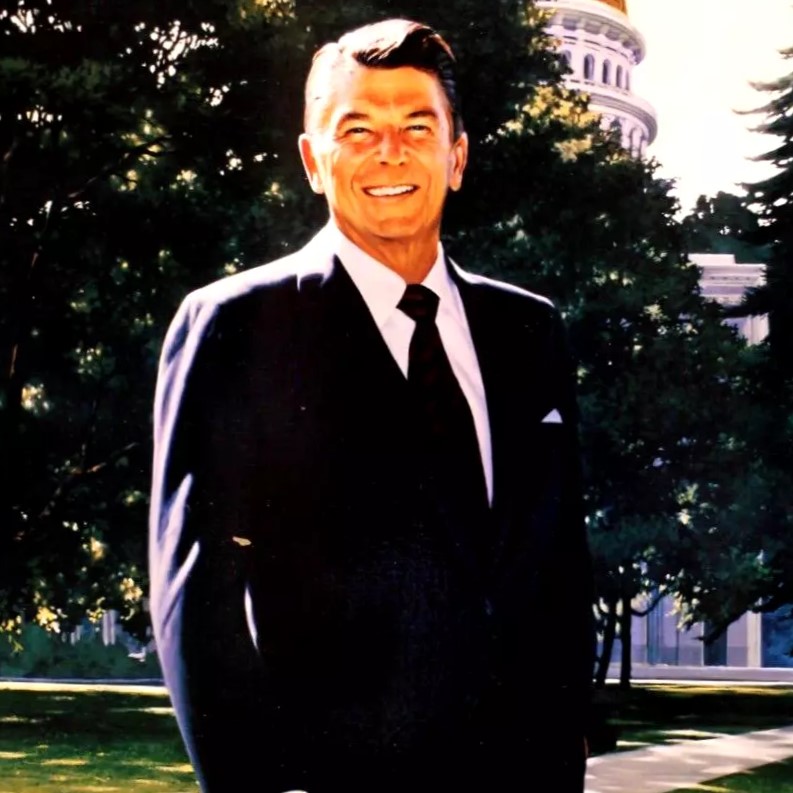 Portrait of Ronald Wilson Reagan