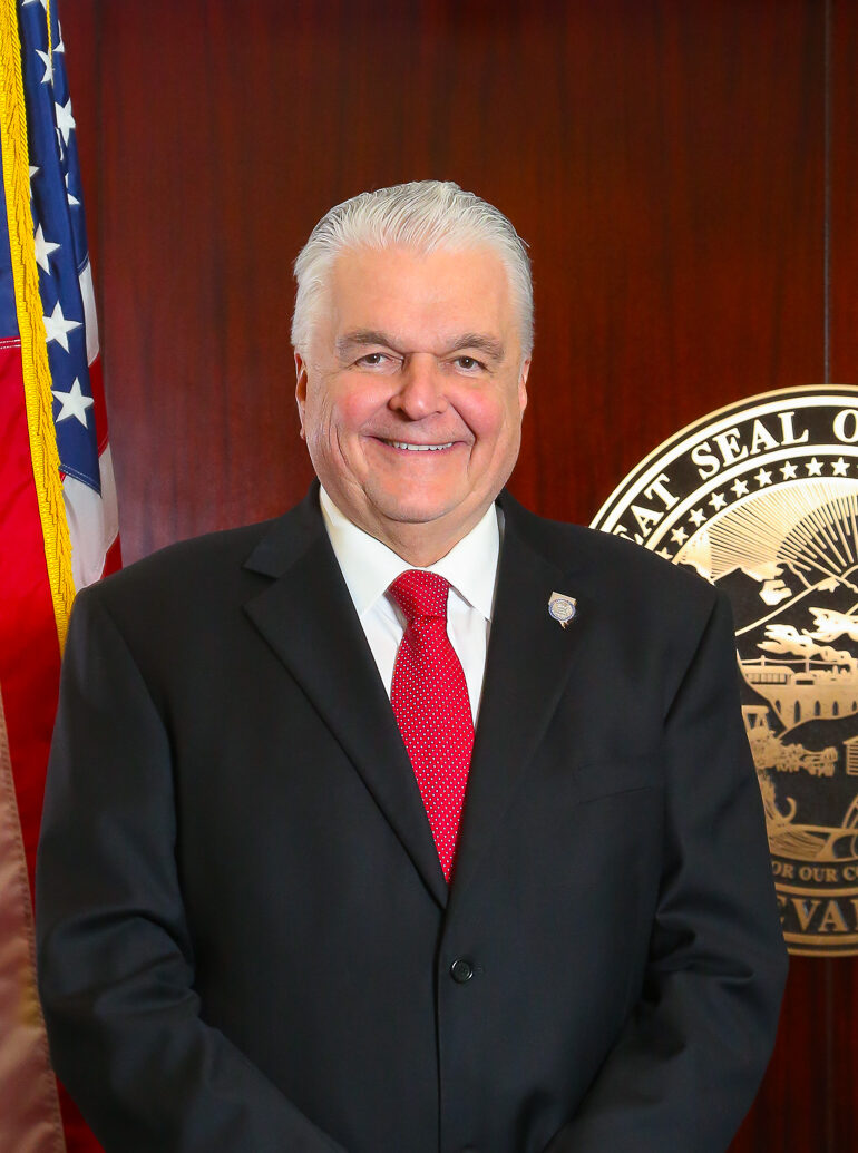 Portrait of Steve Sisolak