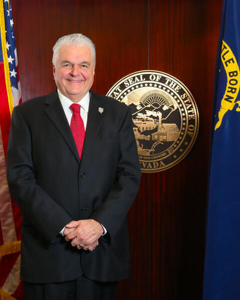 Portrait of Steve Sisolak