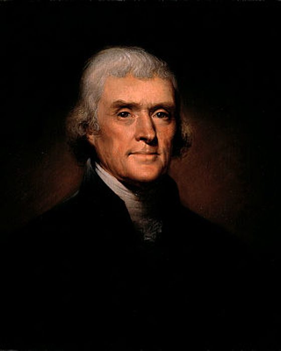 Portrait of Thomas Jefferson