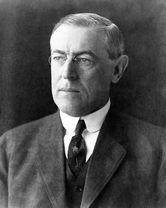 Portrait of Thomas Woodrow Wilson