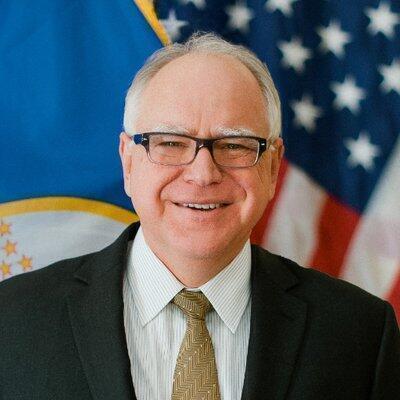 Portrait of Tim Walz
