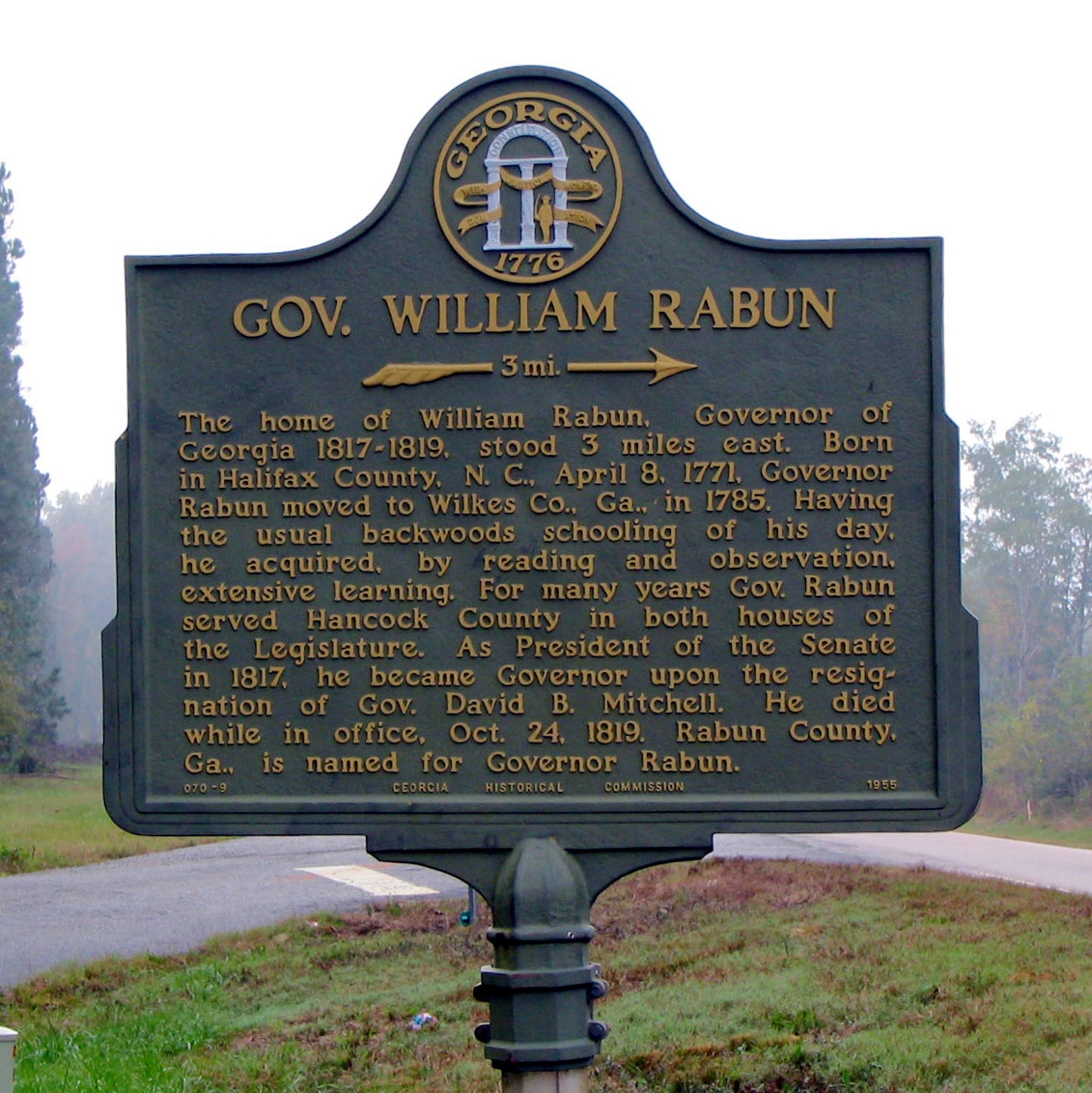 Portrait of William Rabun