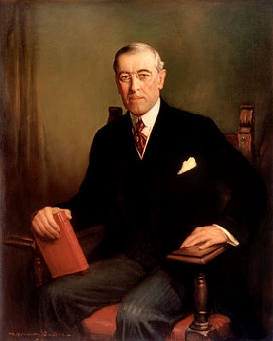 Portrait of Woodrow Wilson