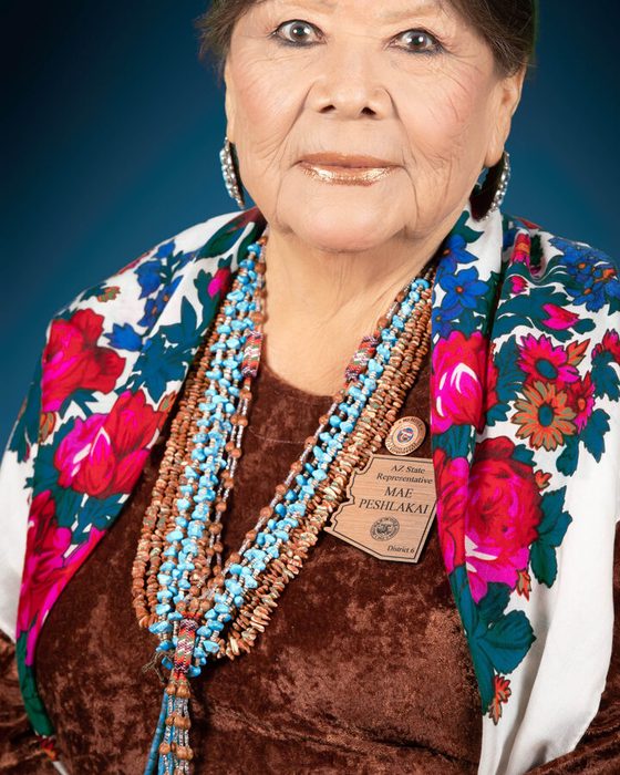 Portrait of Mae Peshlakai