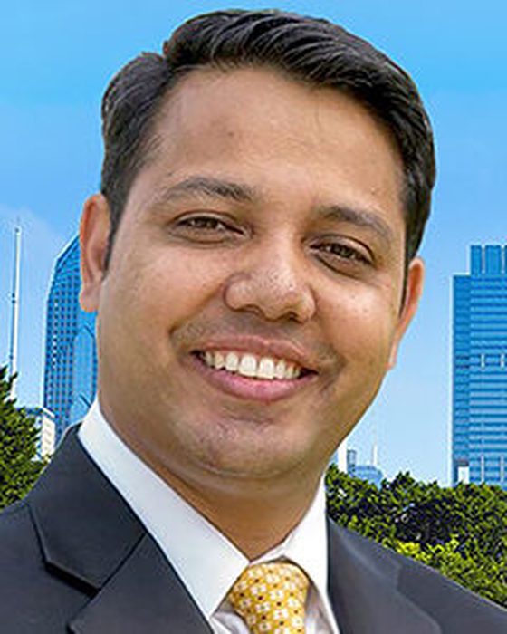 Portrait of Harry Bhandari